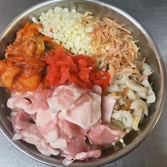 豚キムチもんじゃ