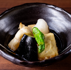 白身魚と豆腐の揚げ出汁