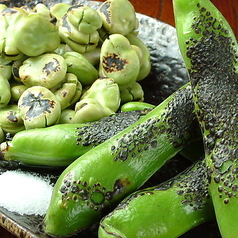 茹でたて塩そら豆