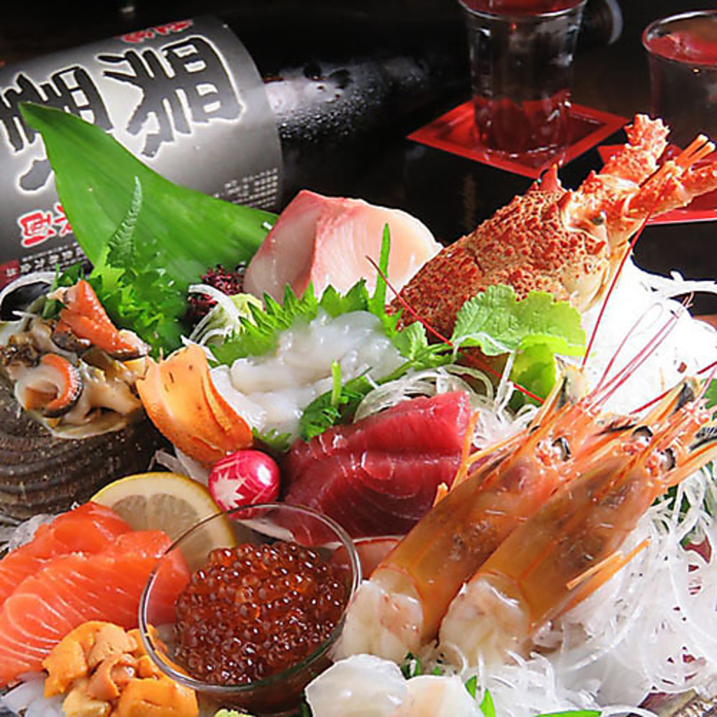 鮮魚や握り寿司を盛り込んだコースも充実！打上げや会社宴会にも喜ばれる内容になっております☆