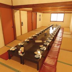 最大50名様前後までご利用可能なお座敷席です！