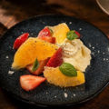 料理メニュー写真&nbsp;フロマージュクリームと果物