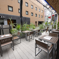 2名様掛けテラス×5席