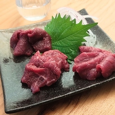 馬肉の刺身3点盛(並、上、特上)