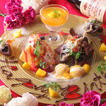 お誕生日の方がいるグループには、【メッセージプレート付きデザートサービス】をご用意できます♪