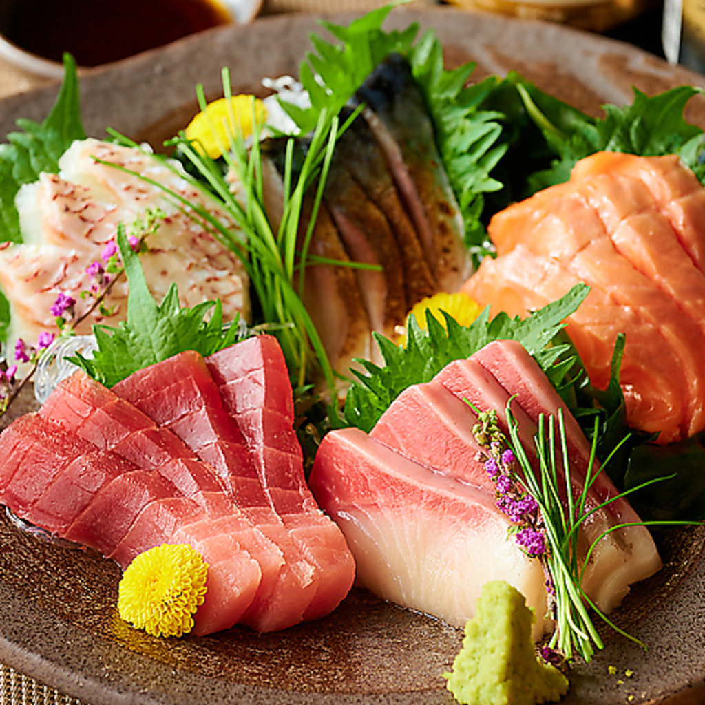 鮮度も・品質も良いお魚をリーズナブルにご用意！旬のお刺身をお楽しみ頂けます♪