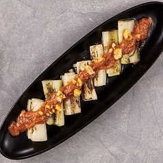 焼きネギのカルソッツ風