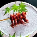 料理メニュー写真&nbsp;ホタルイカのタレ焼き