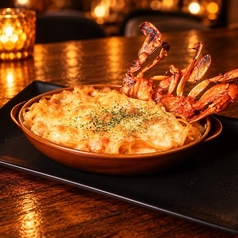 ワタリガニの焼きトマトクリームパスタ