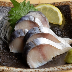 〆サバ刺身