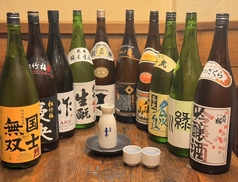 日本酒の種類が豊富