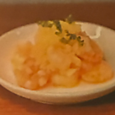 エビとセロリのマリネ