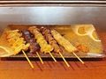 料理メニュー写真&nbsp;串5本盛り合せ(塩・タレ)