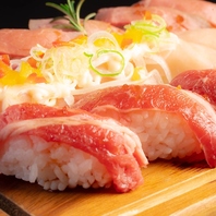 【国産から和牛の肉寿司】新鮮なお肉を提供します！