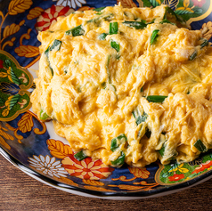 とろとろニラ玉焼き