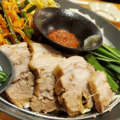 料理メニュー写真 ポッサム（蒸し豚）1人前