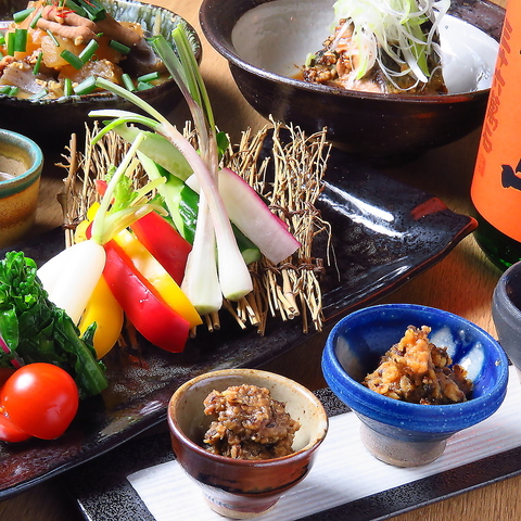 美味い味噌と美味い日本酒が味わえる、隠れ家風の創作和食居酒屋