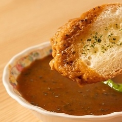 〆のスープカレー(バゲット2~3枚付)