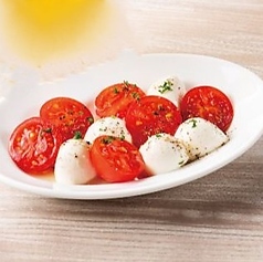 トマトとチェリーモッツァレラのマリネ