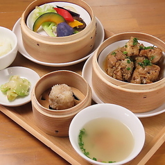 蒸し料理と中華を楽しむ充実ランチセット1,000円台~