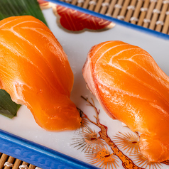 とろサーモン/ホタテ/赤海老