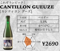 CANTILLON GUEUZE [カンティヨン グーズ]