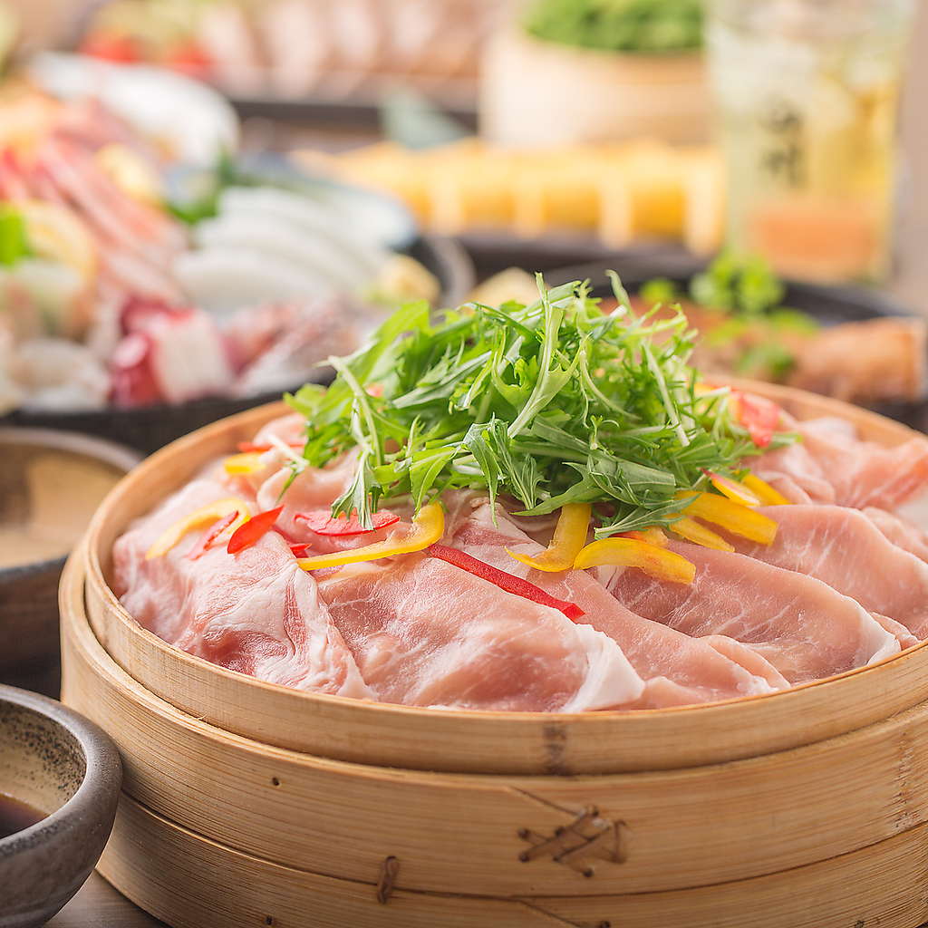 鹿児島県産黒豚を使用した各種人気コース5000円飲み放題付き 他