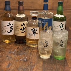 ウィスキーの種類が豊富