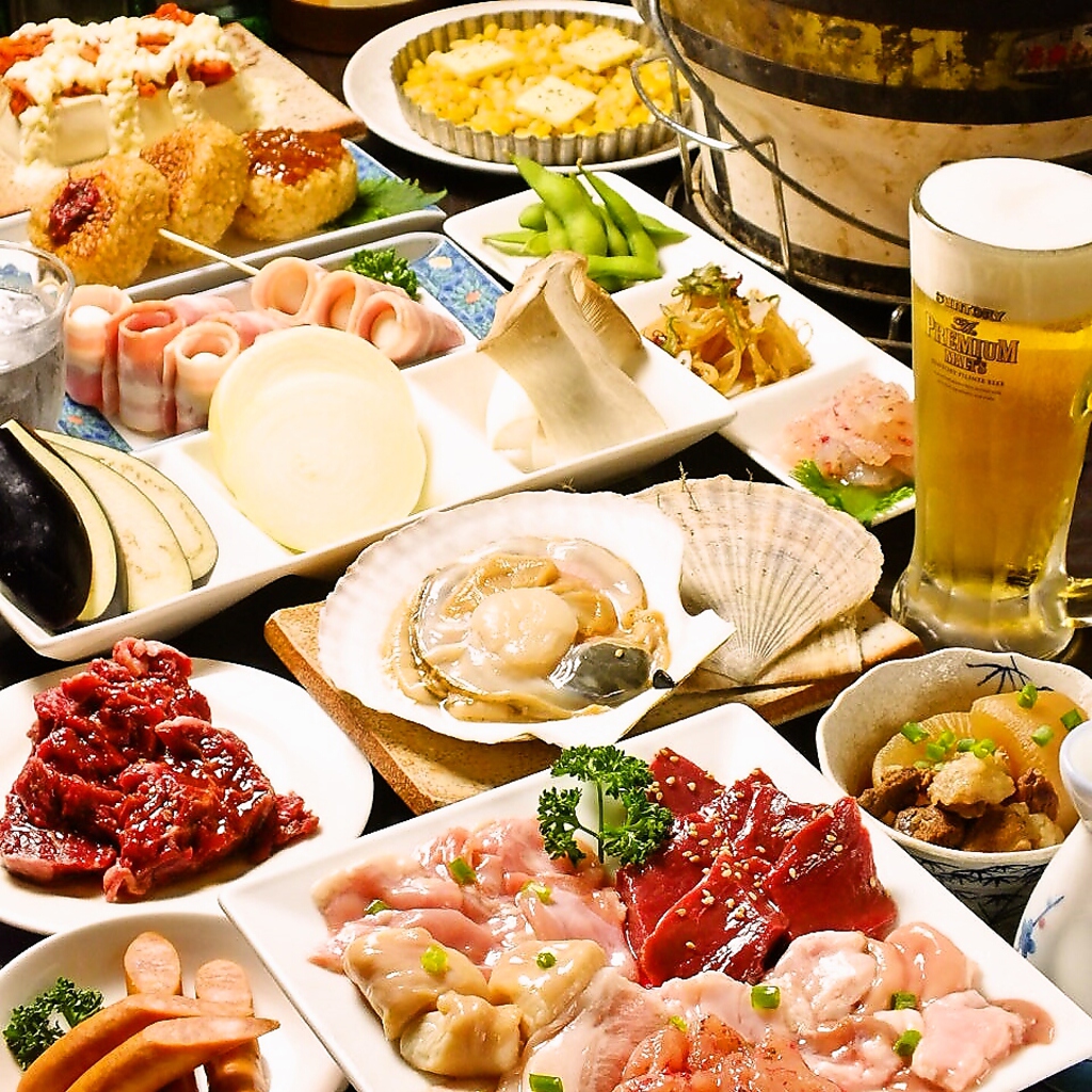 宴会4名様～承ります！内容はシーンに応じてマスターの経験にお任せもOK！