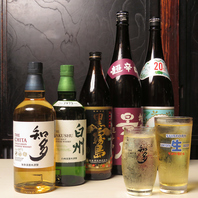 大衆酒場の定番から、特別な夜のシャンパンまで！