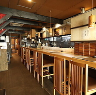 和の情緒漂う落ち着いた空間でディナーを堪能