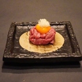 料理メニュー写真&nbsp;焼きユッケ（牛）