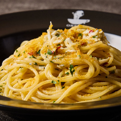 イタリア産カラスミとしらすのペペロンチーノ