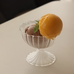 ハノンアイスクリーム2種盛り