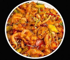 タイ風鶏足和え