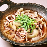 大好評のイカの漁師焼き