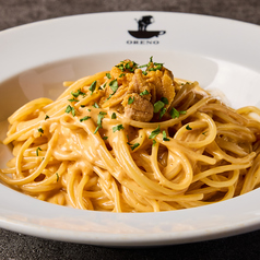 濃厚なウニクリームスパゲティ