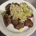 料理メニュー写真 ネギレバ