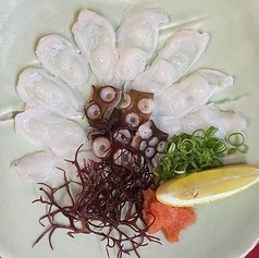 生タコ薄造り