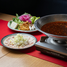 季節野菜と黒豚の旨辛しゃぶ 1人前