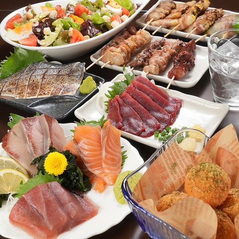 【東神奈川駅より徒歩1分】炭火焼き鳥や海鮮料理をご提供！コースは5000円～ご用意★