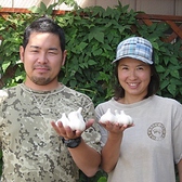 【食材へのこだわり２】焼肉のタレや料理の決め手となるにんにくはすべて吉田さん夫婦が育てた福地ホワイトにんにくを使用してます。