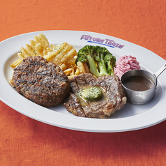 コンボプレート ハンバーグ＆リブロース