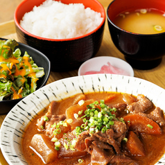 もつ煮定食