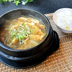 干しタラのスープ定食