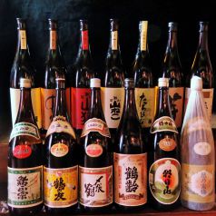 日本酒・本格焼酎・梅酒等豊富なラインナップ