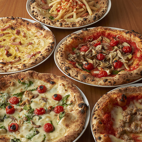 関内駅◆窯で焼き上げる本格ナポリピッツァやパスタ等のイタリアンを駅チカで楽しめる