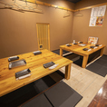 【掘りごたつ（座敷）：～4名様×1卓】
