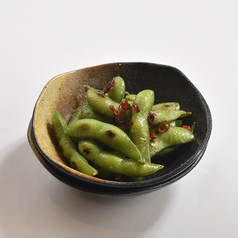 ごま油香る鉄板焼き枝豆