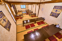 8名様がけのお座敷席です。